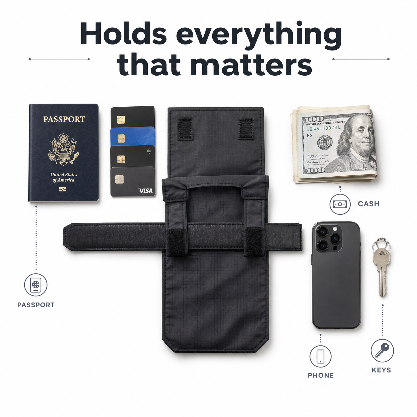Hidden Travel Pocket
